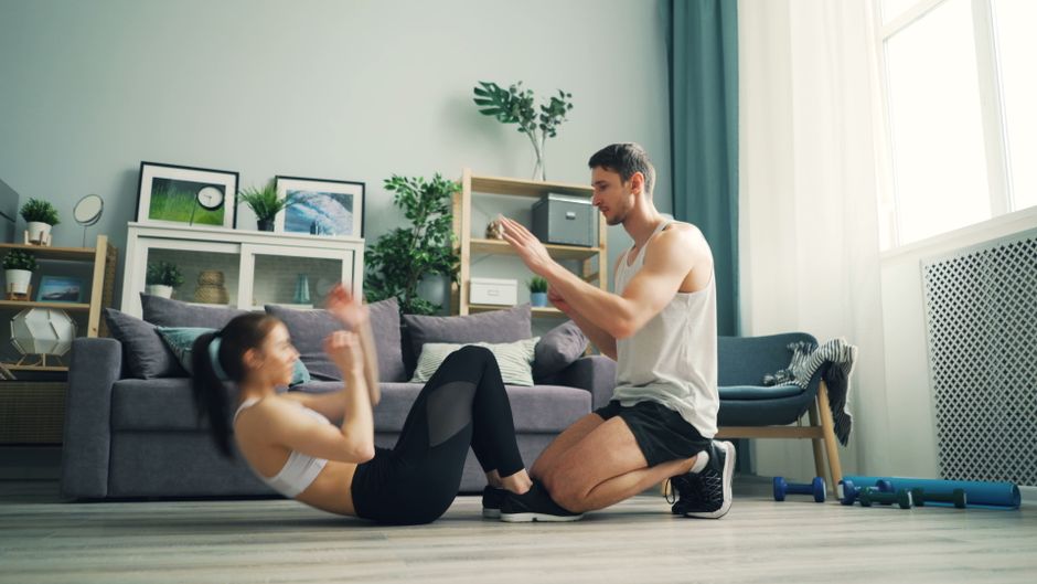 Personal trainer — treino em casa