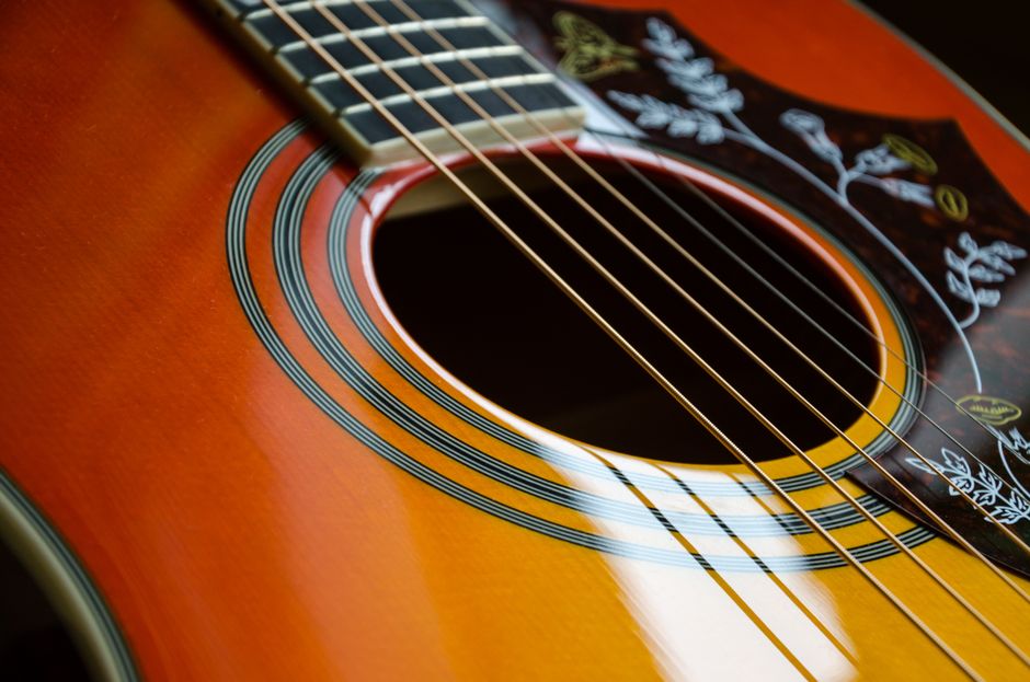 Violão acústico com case