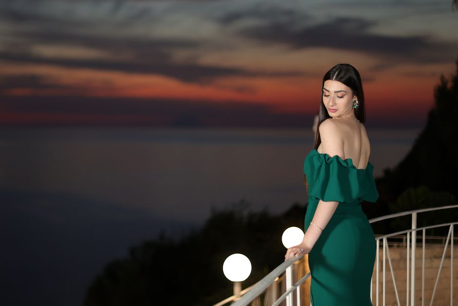 Vestido de festa longo